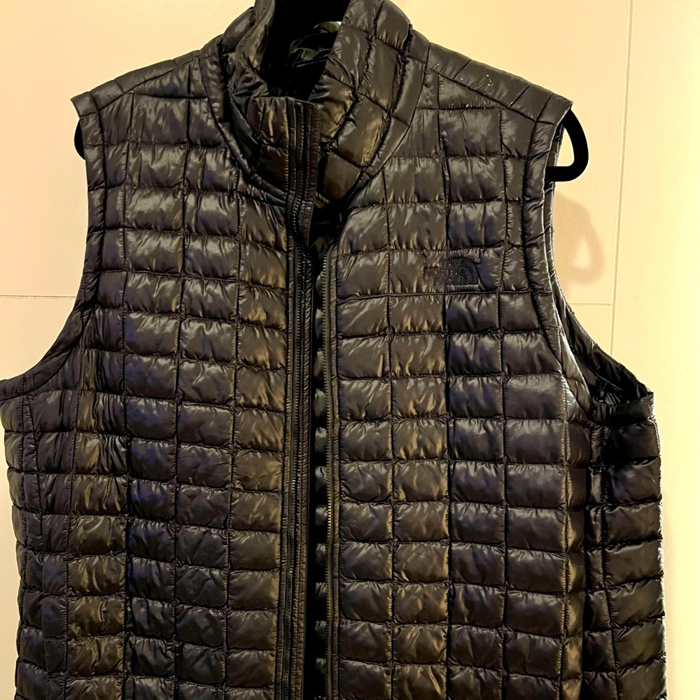 The North Face Black Quilted Vest